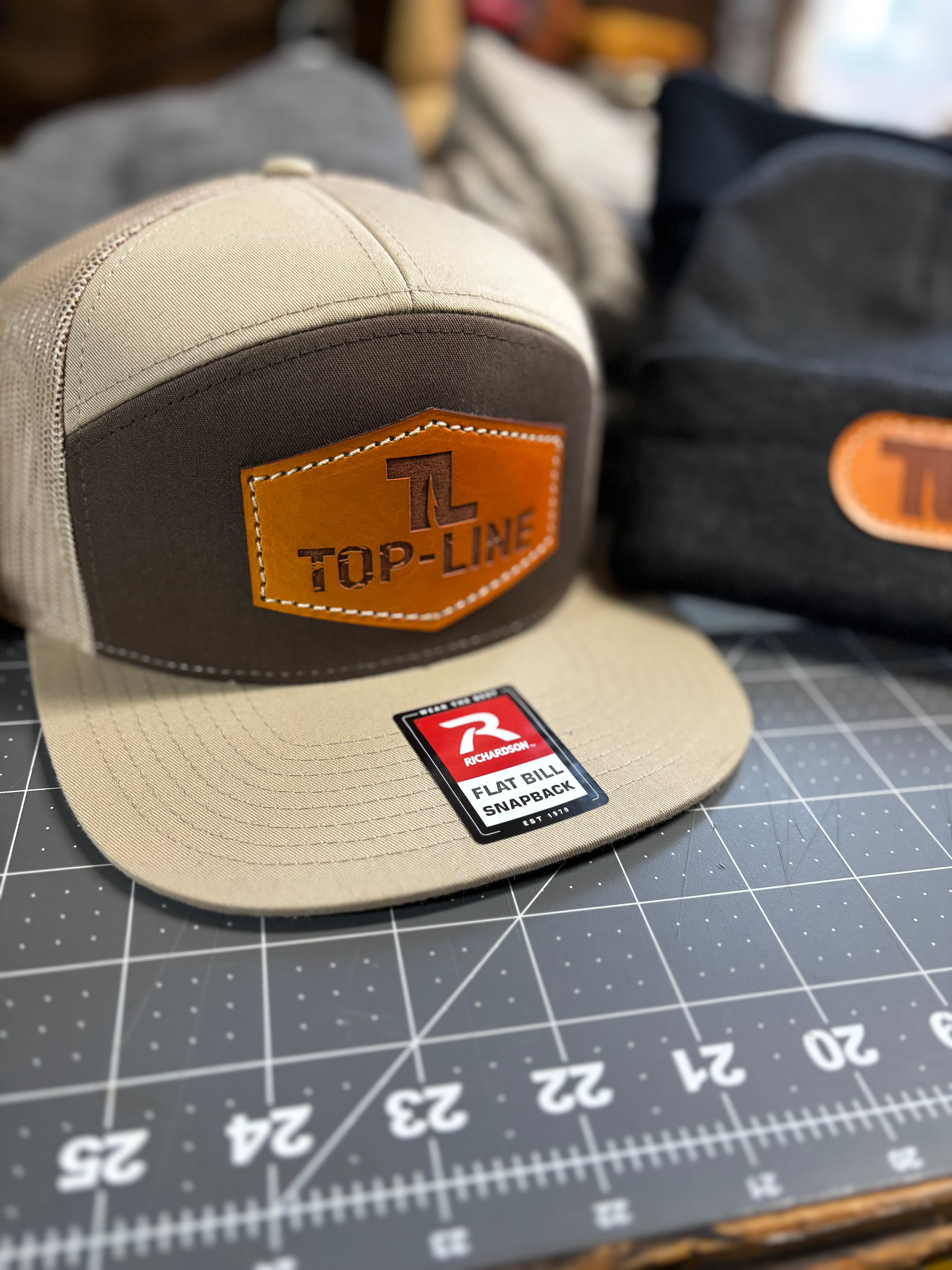 Custom Leather Patch hats