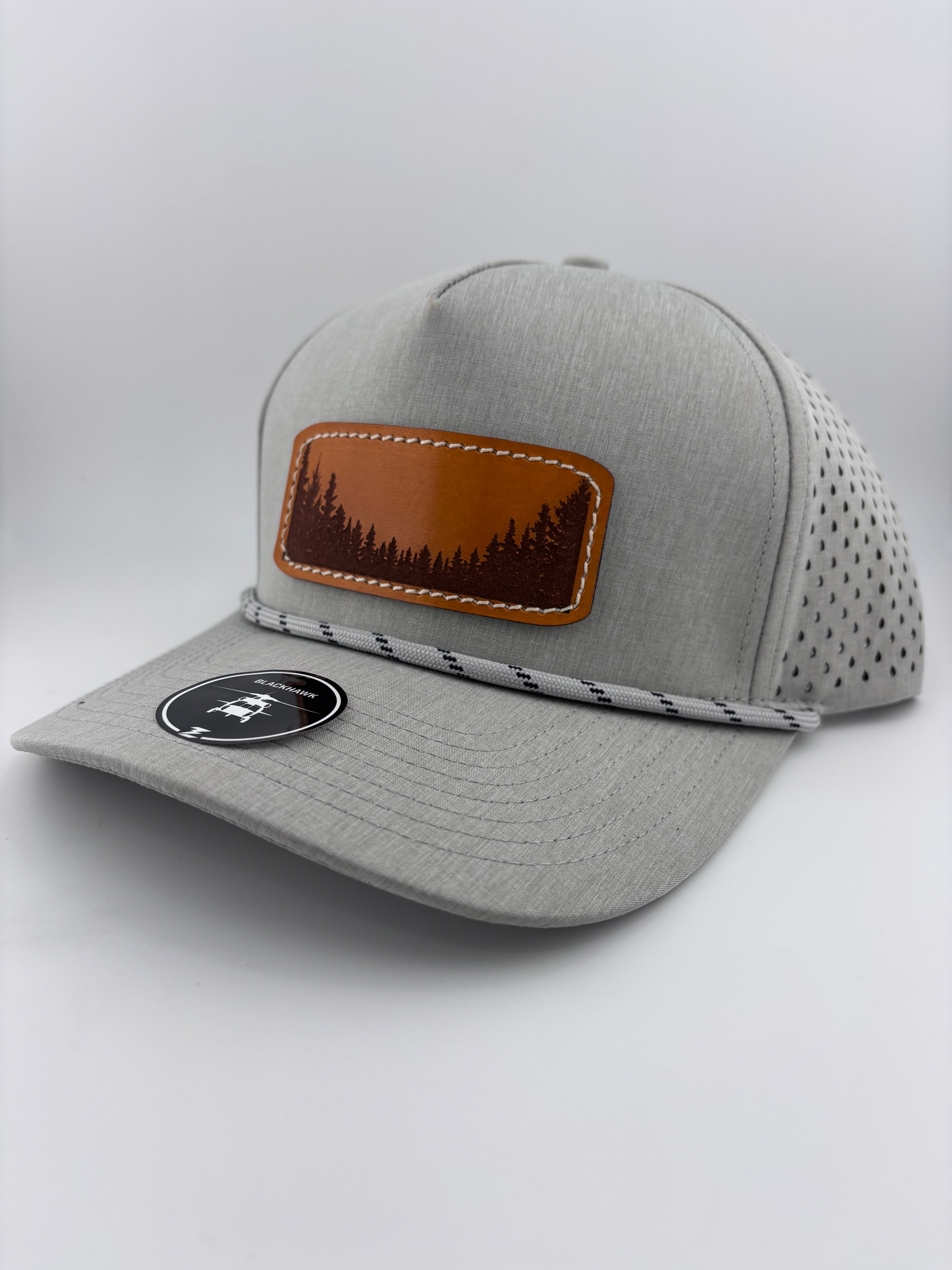 Leather Patch Hat-Timberline-Highline 5 panel