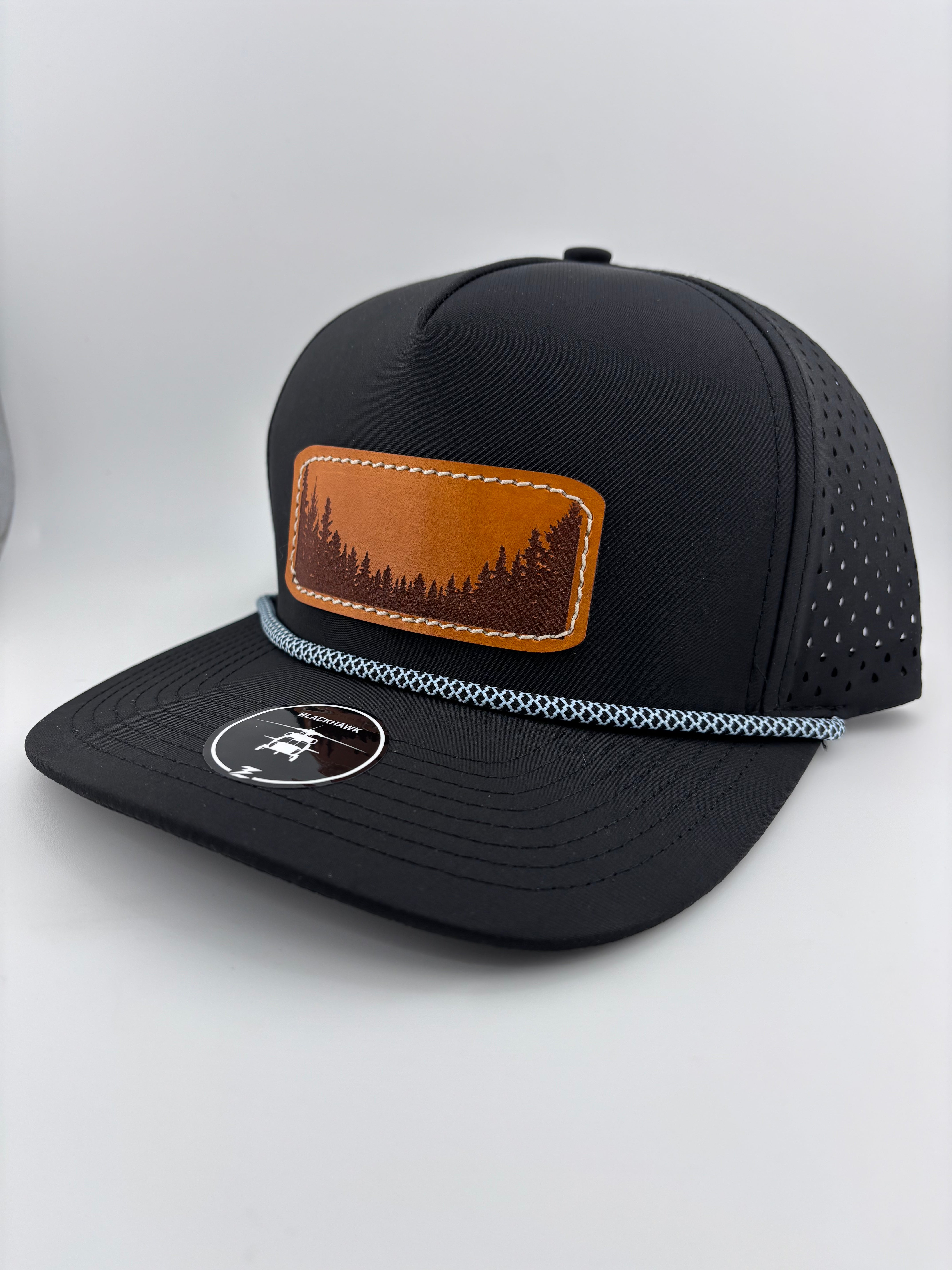 Leather Patch Hat-Timberline-Highline 5 panel