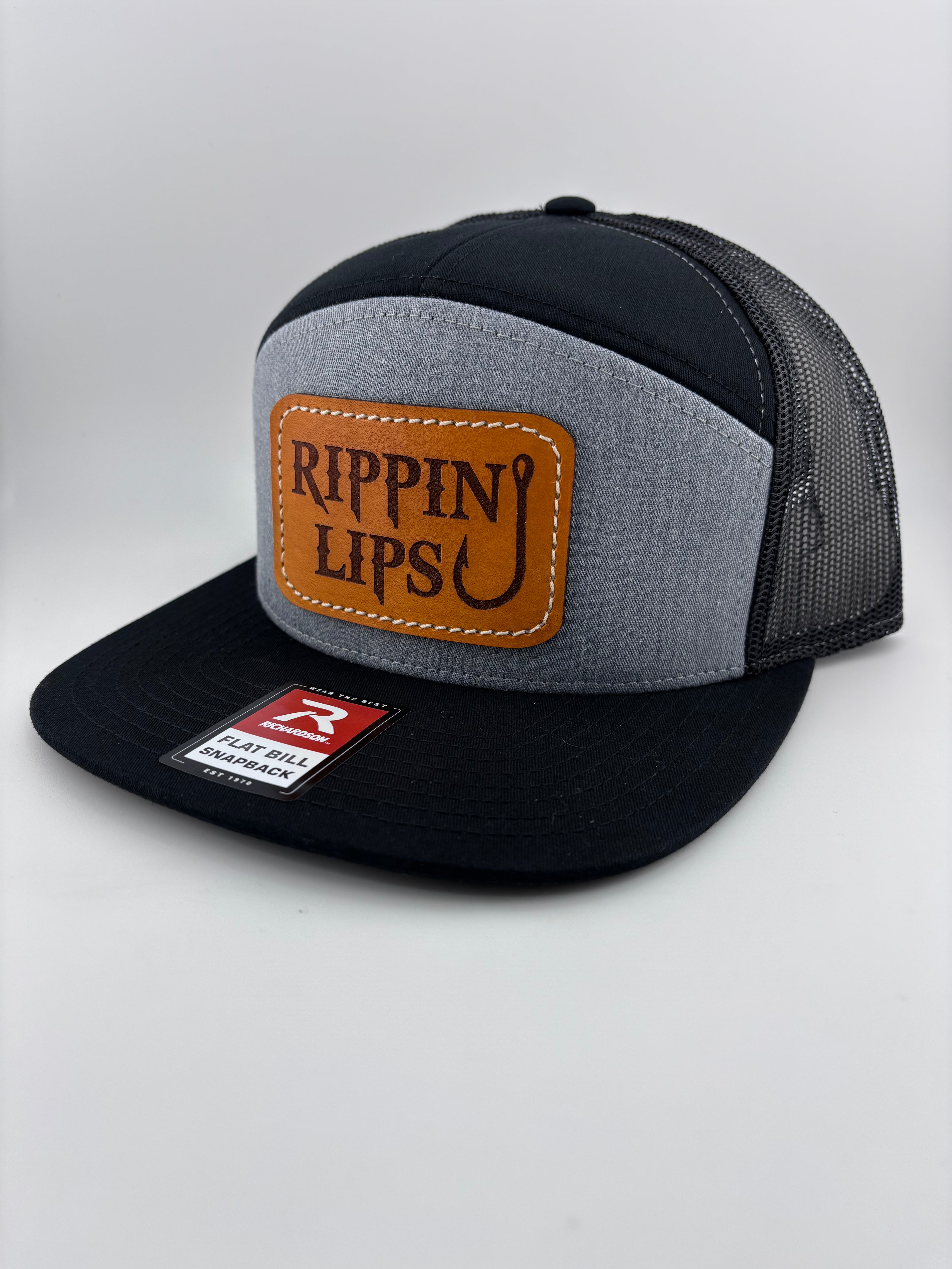Leather Patch Hat-Rippin Lips-Summit