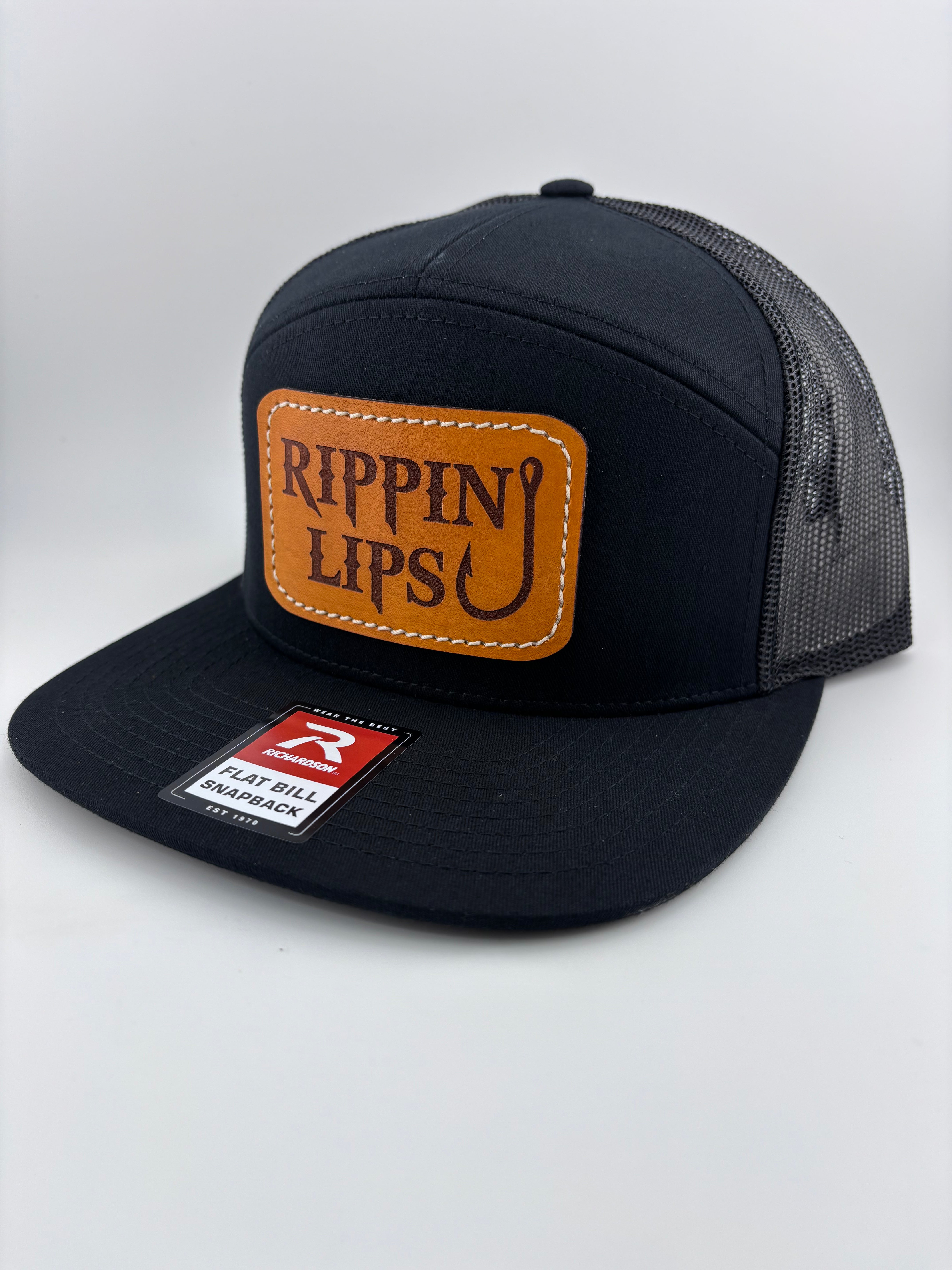 Leather Patch Hat-Rippin Lips-Summit