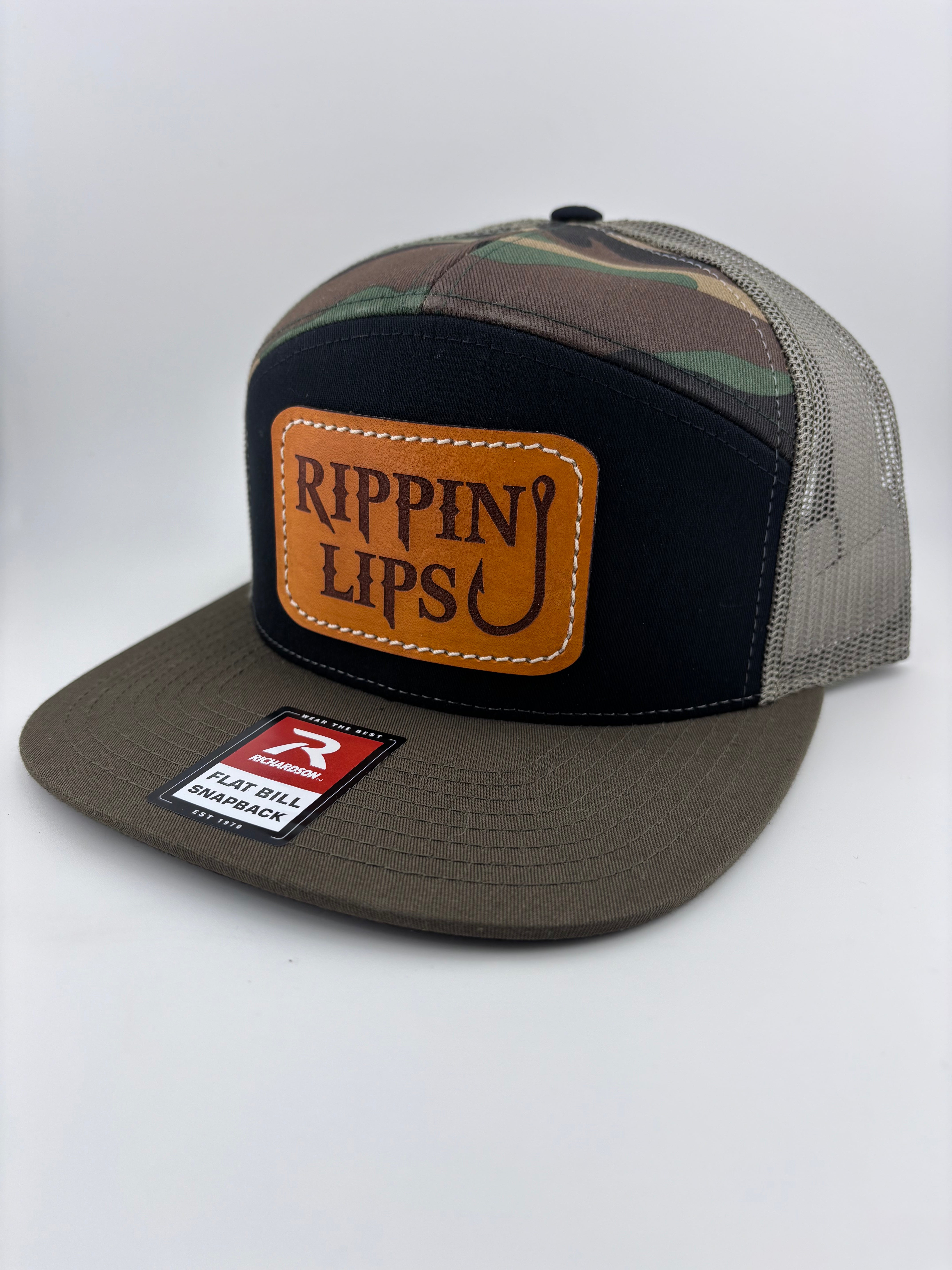 Leather Patch Hat-Rippin Lips-Summit
