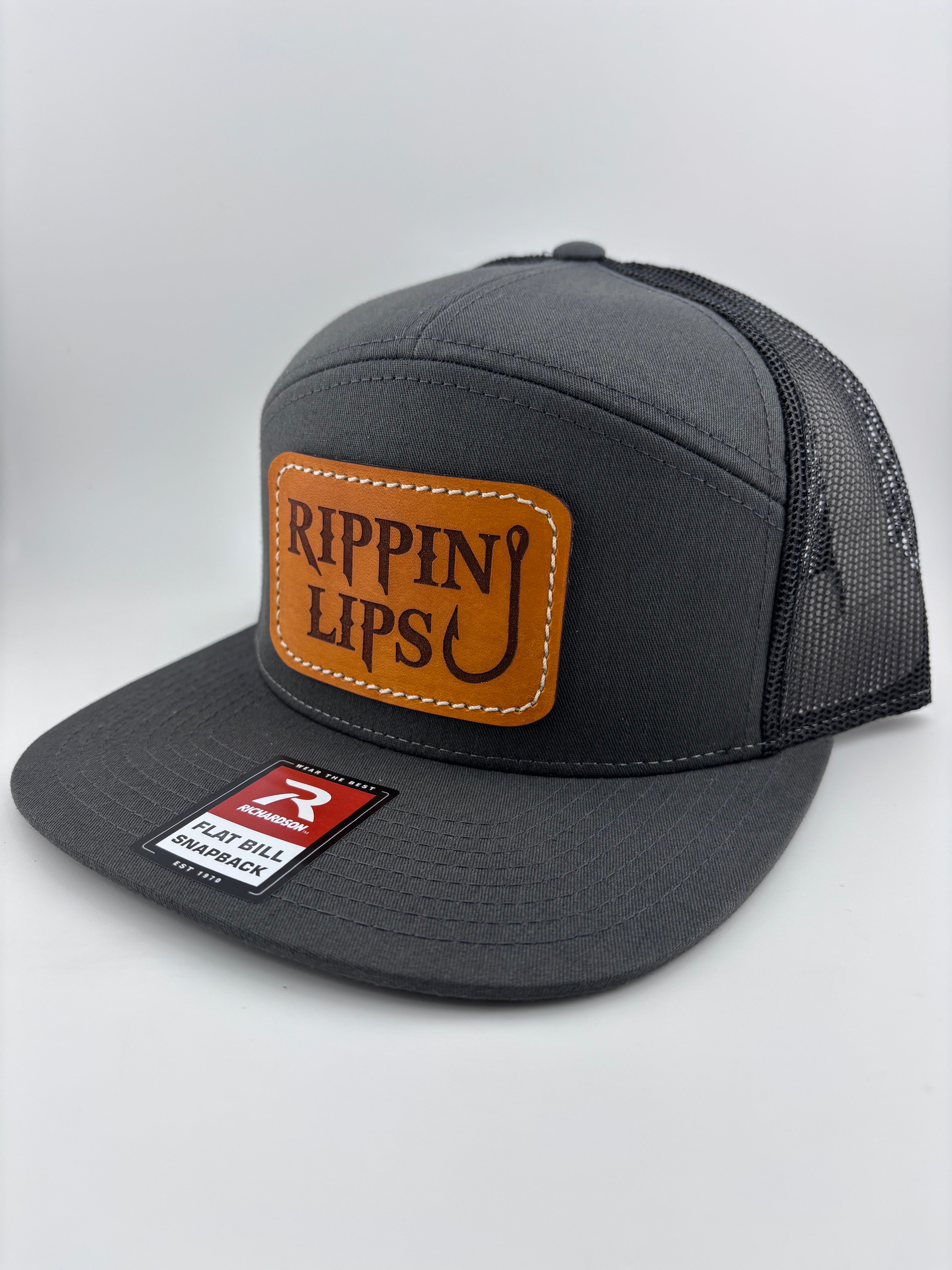 Leather Patch Hat-Rippin Lips-Summit