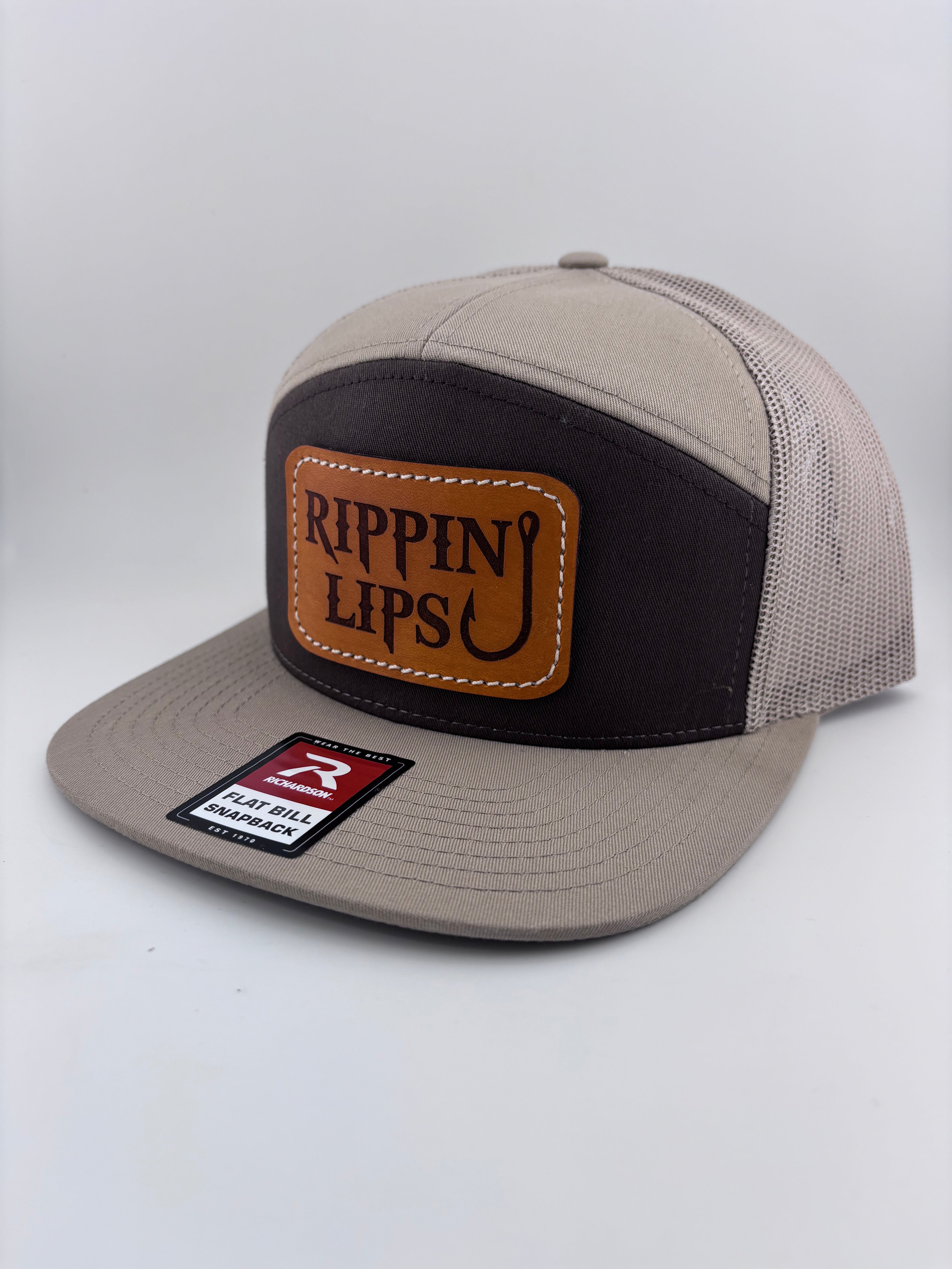 Leather Patch Hat-Rippin Lips-Summit