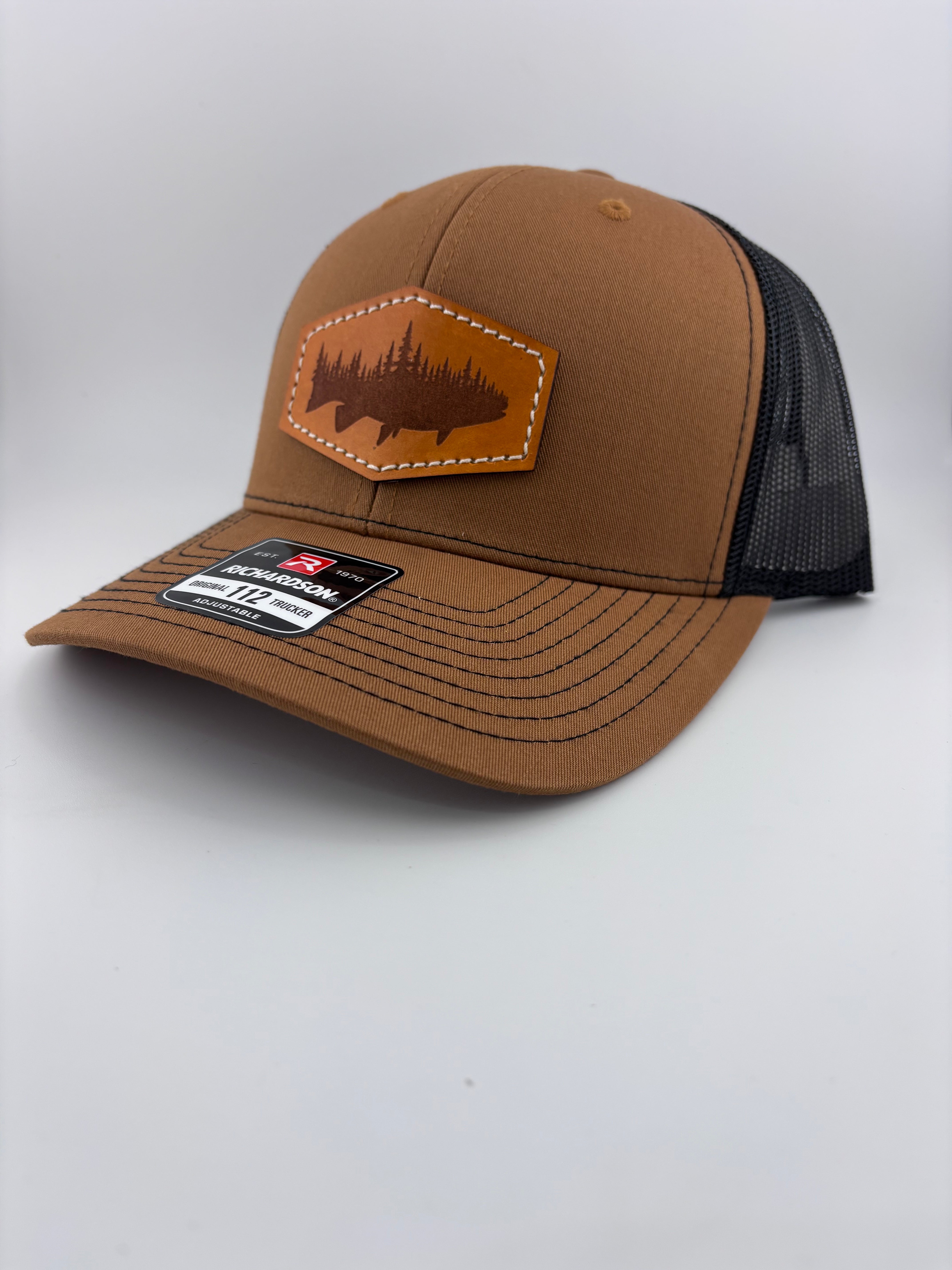 Leather Patch Hat-Honey Hole-Classic