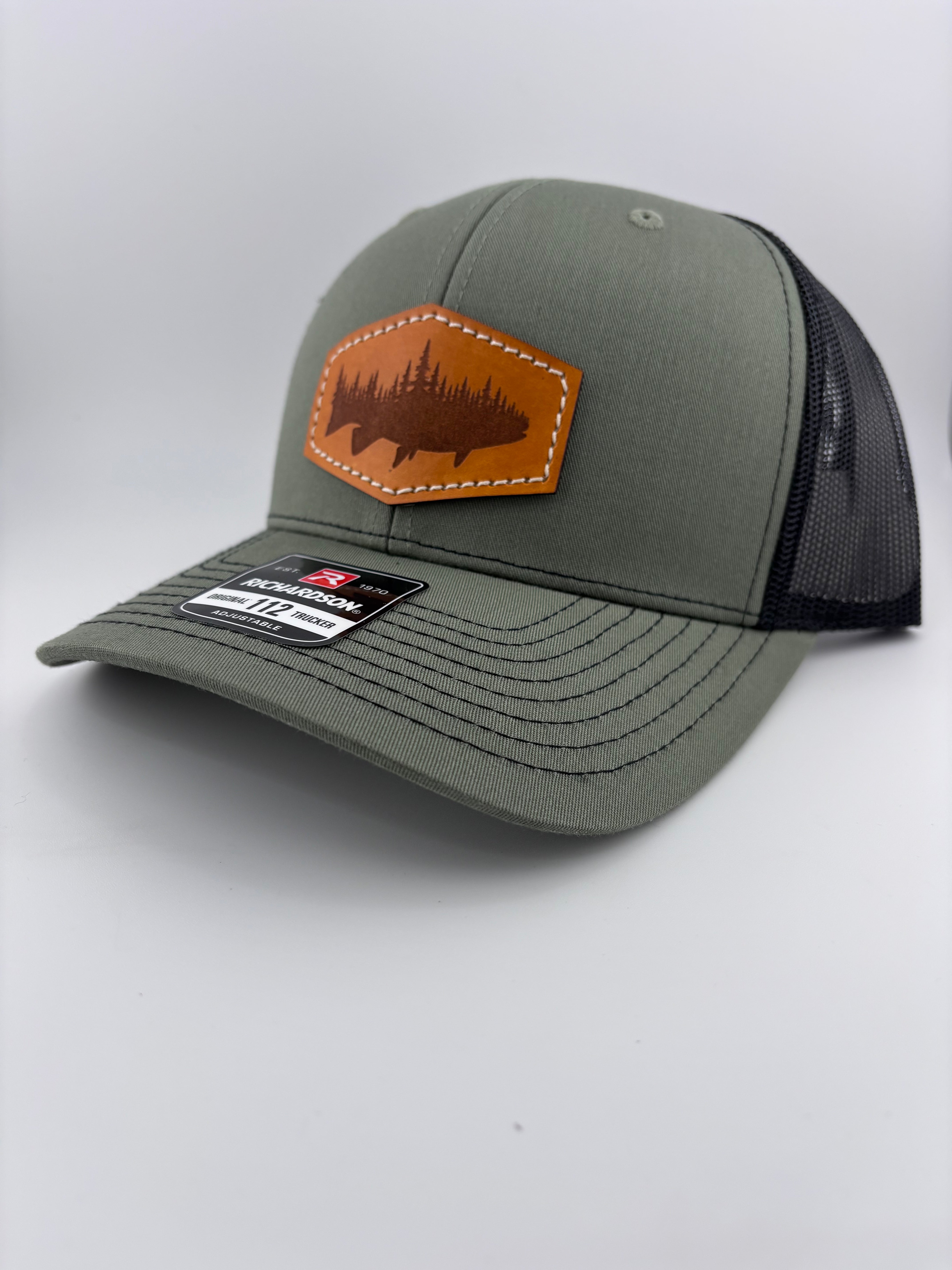 Leather Patch Hat-Honey Hole-Classic