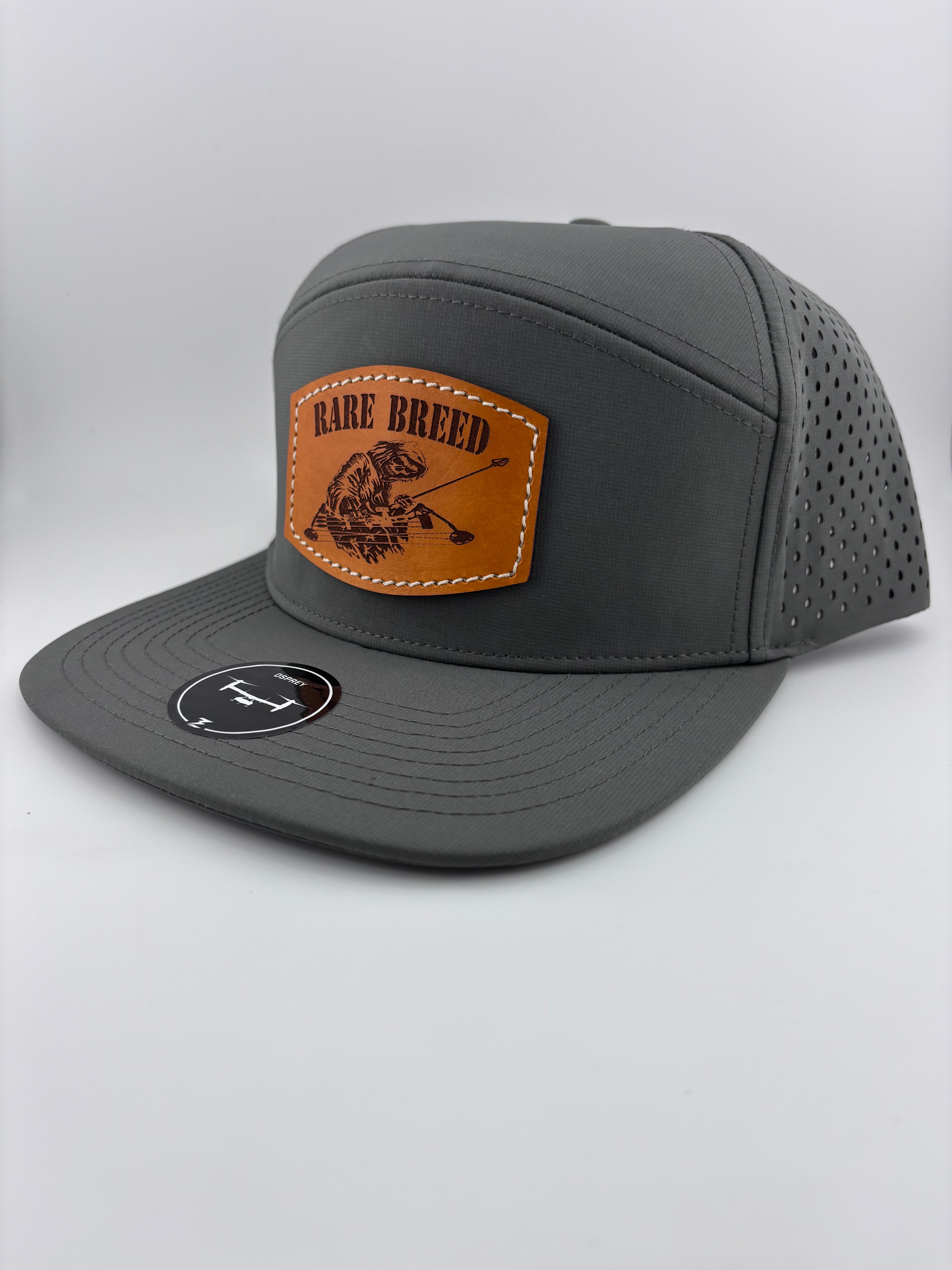 Leather Patch Hat-Rare Breed-Highline 7 panel