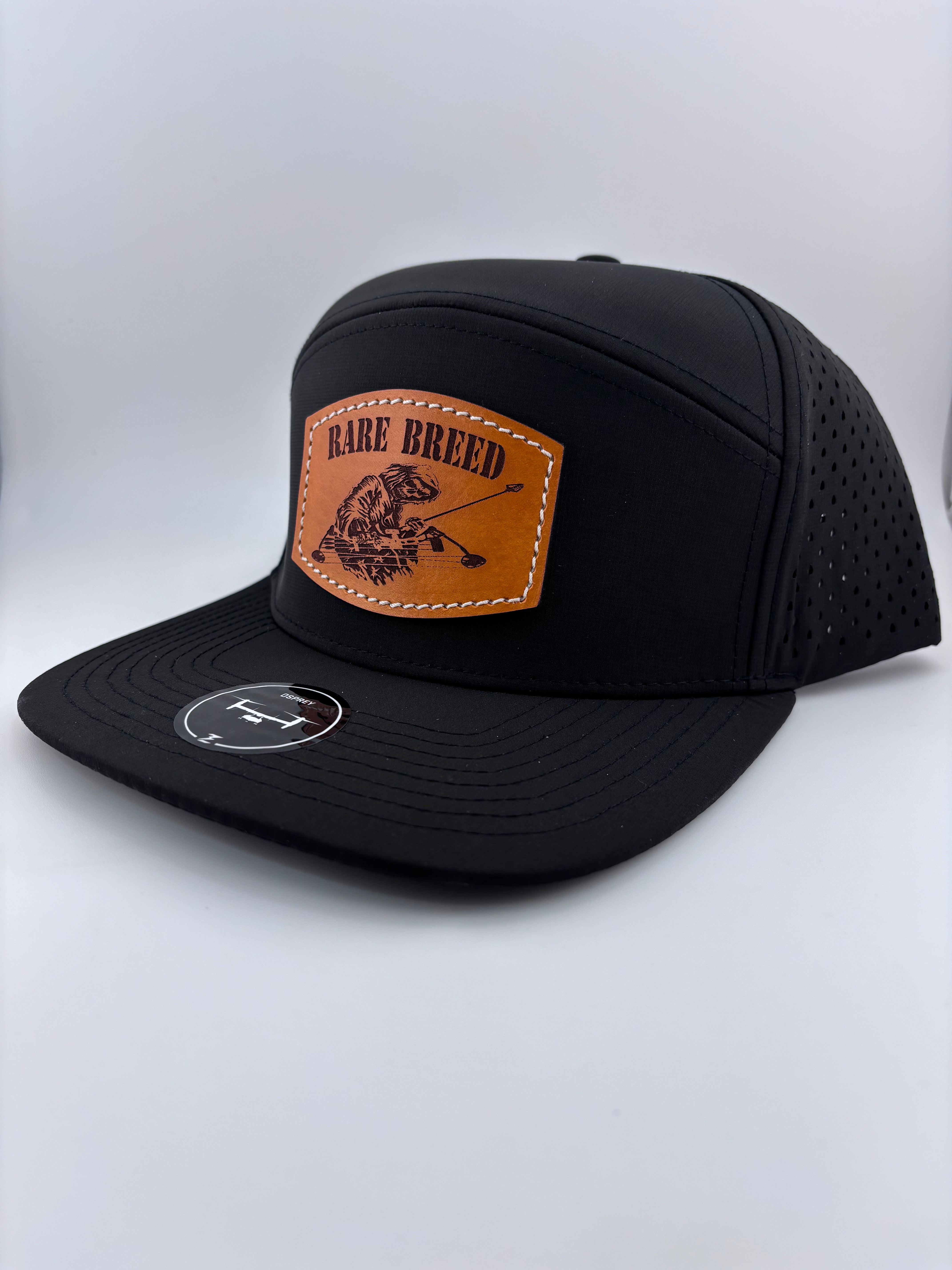 Leather Patch Hat-Rare Breed-Highline 7 panel