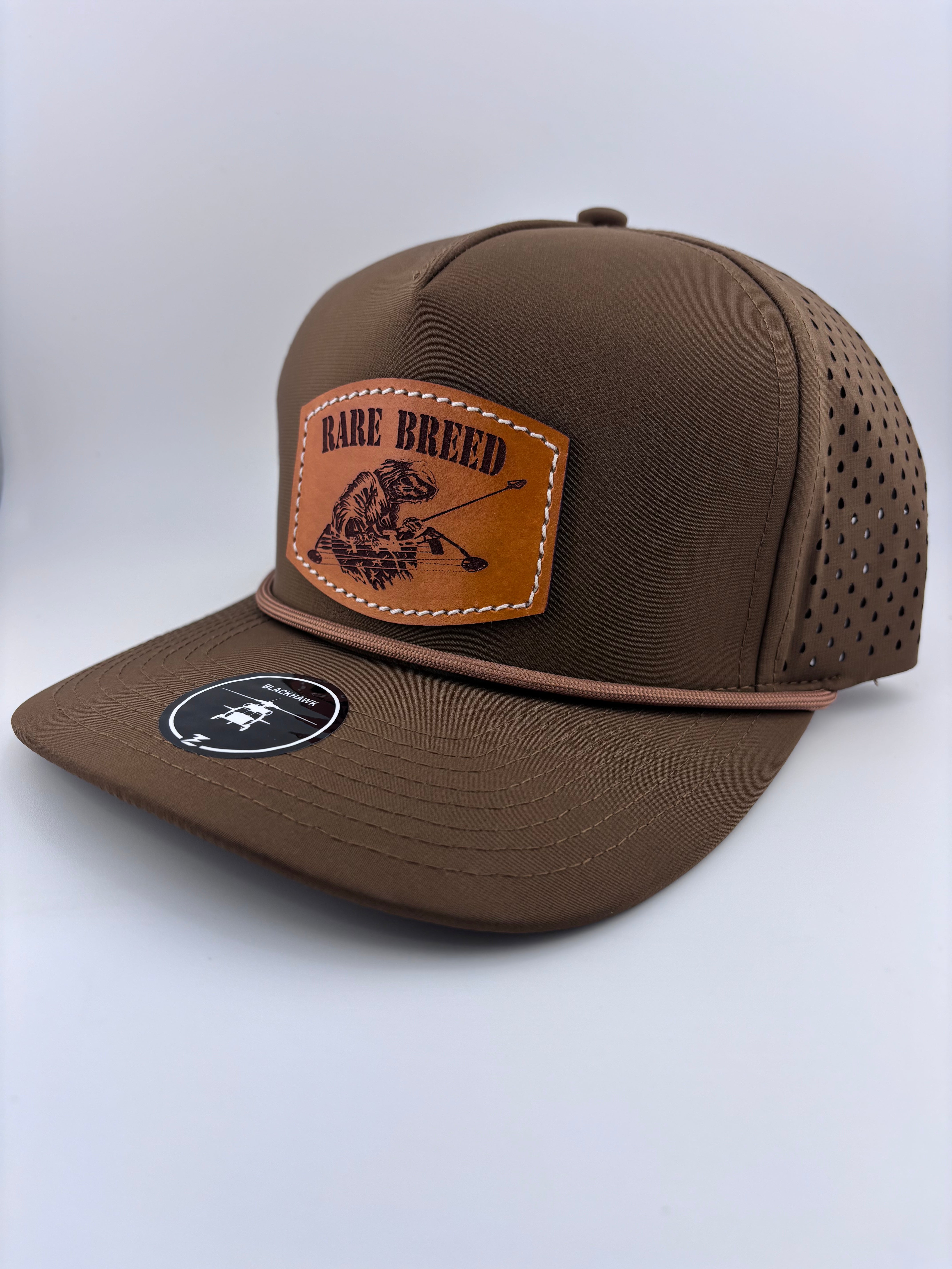Leather Patch Hat-Rare Breed-Highline 5 panel