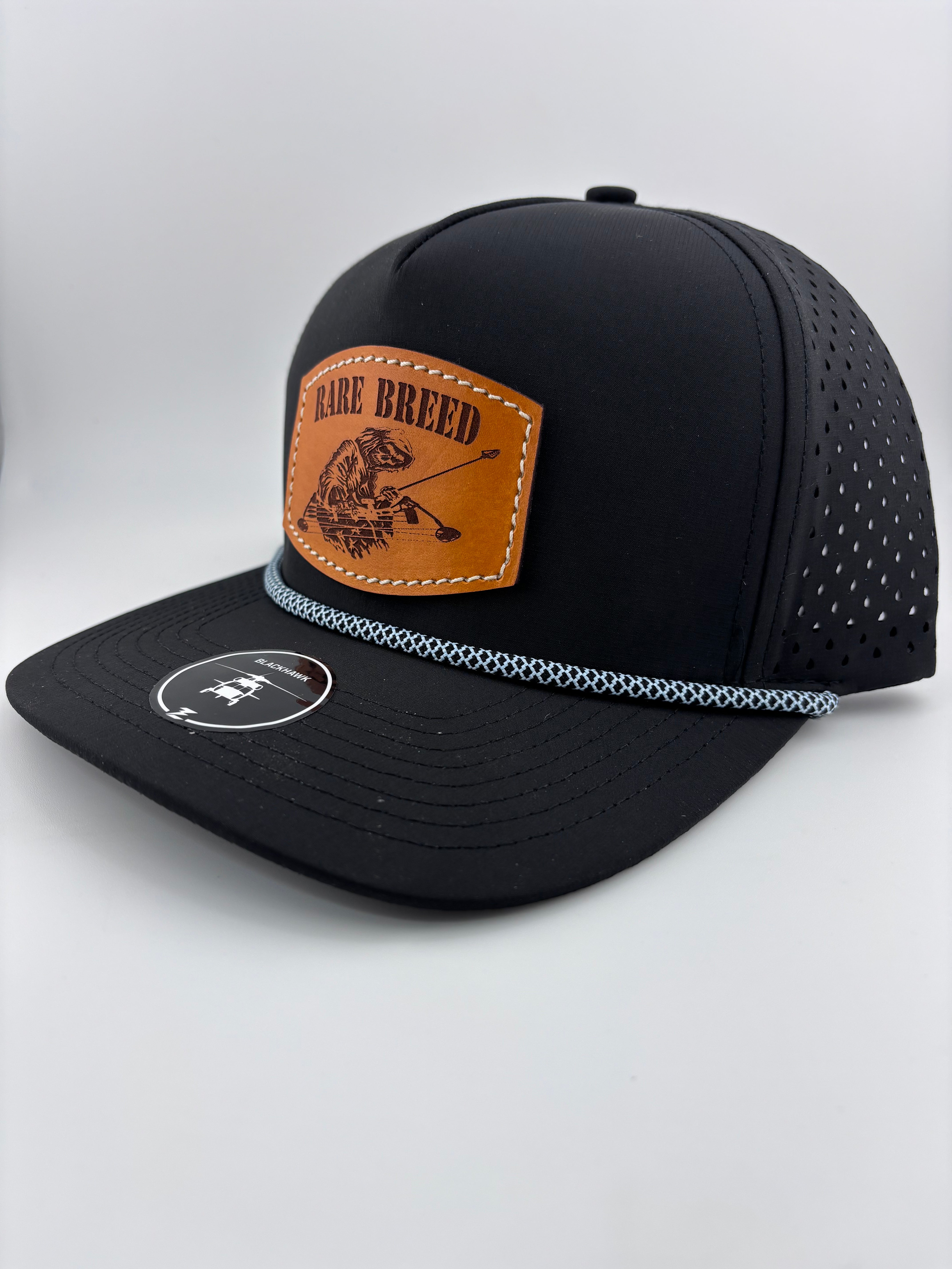 Leather Patch Hat-Rare Breed-Highline 5 panel