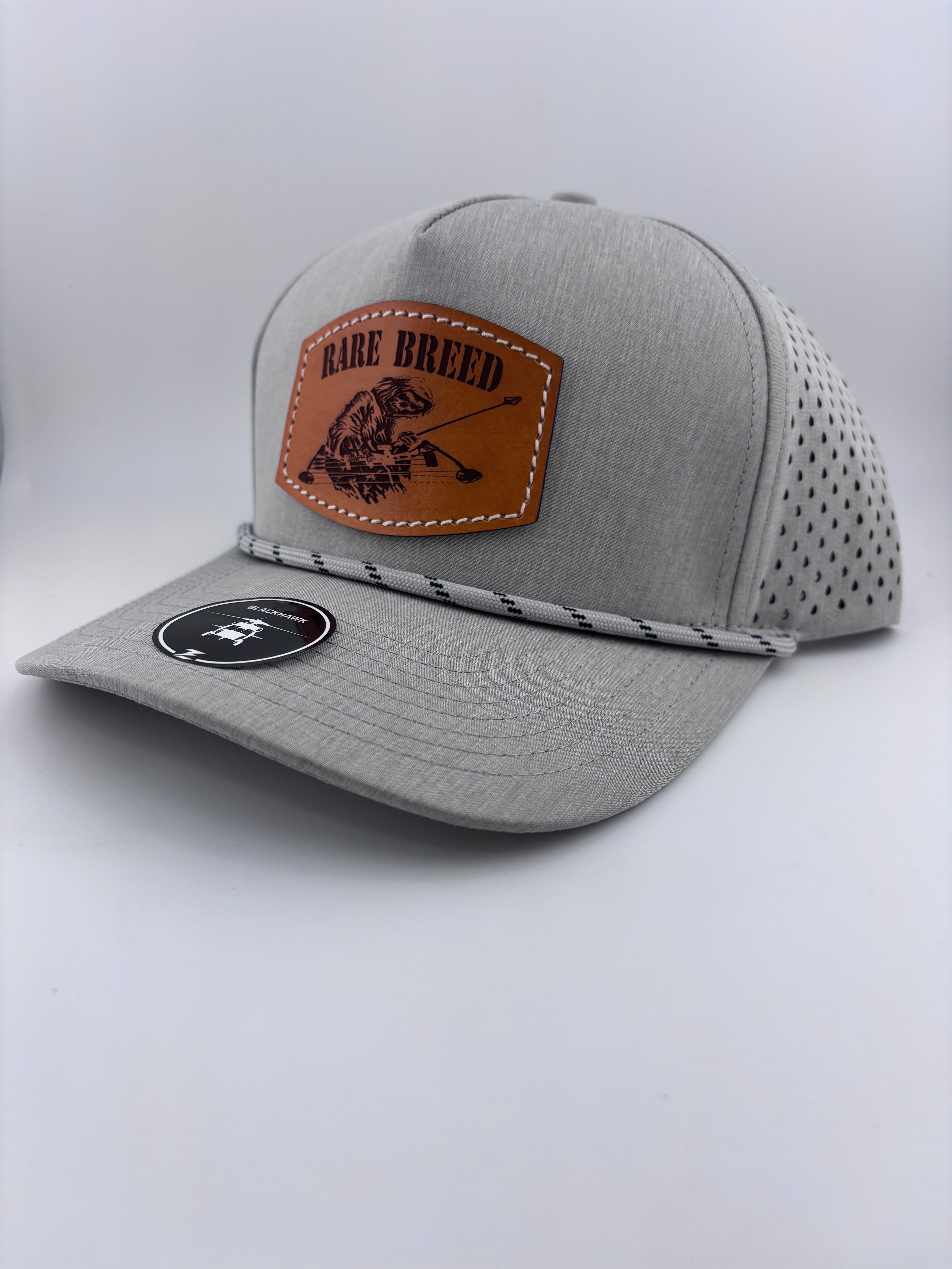 Leather Patch Hat-Rare Breed-Highline 5 panel