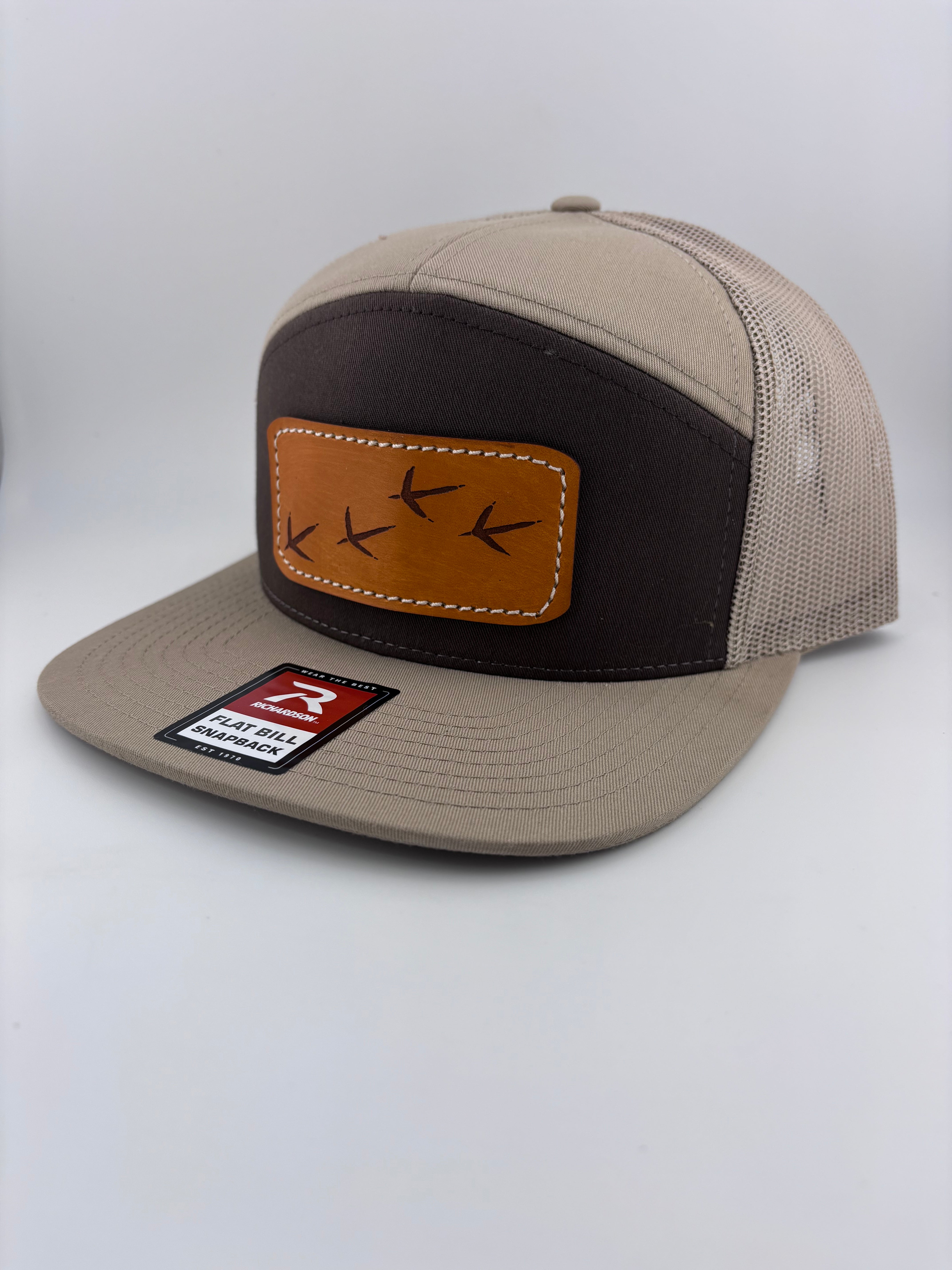 Leather Patch Hat-Turkey Tracks-Summit