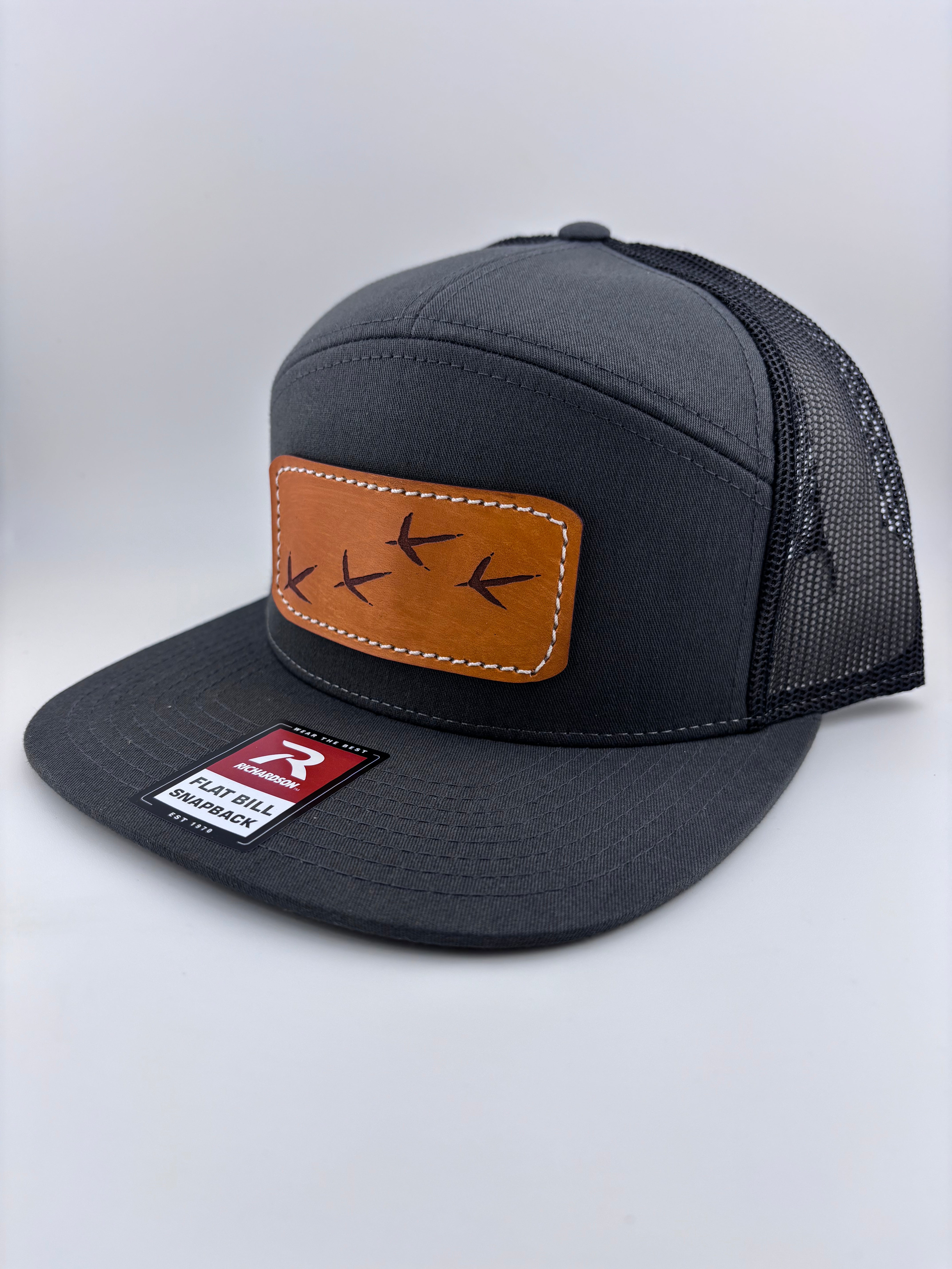 Leather Patch Hat-Turkey Tracks-Summit