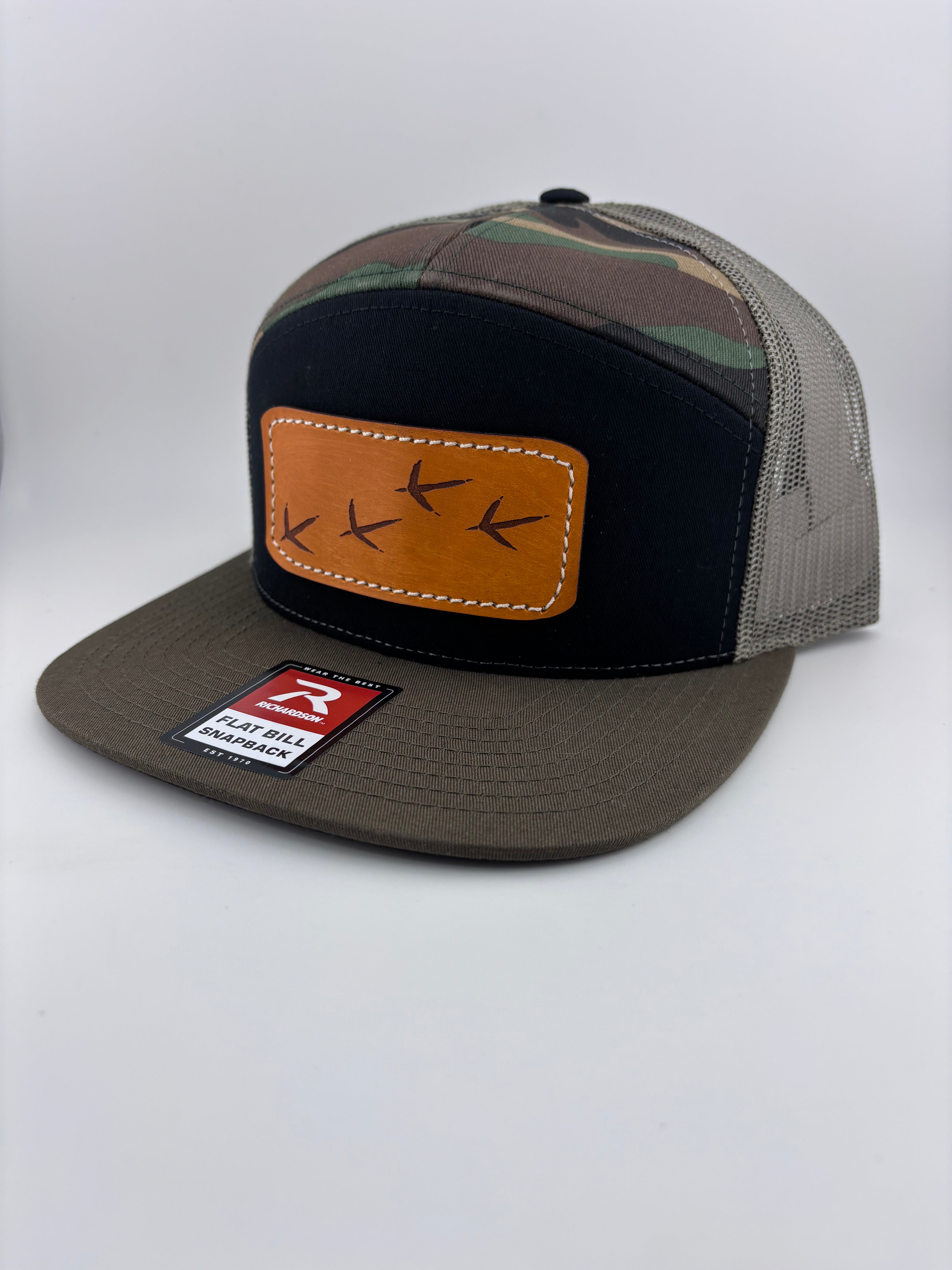 Leather Patch Hat-Turkey Tracks-Summit