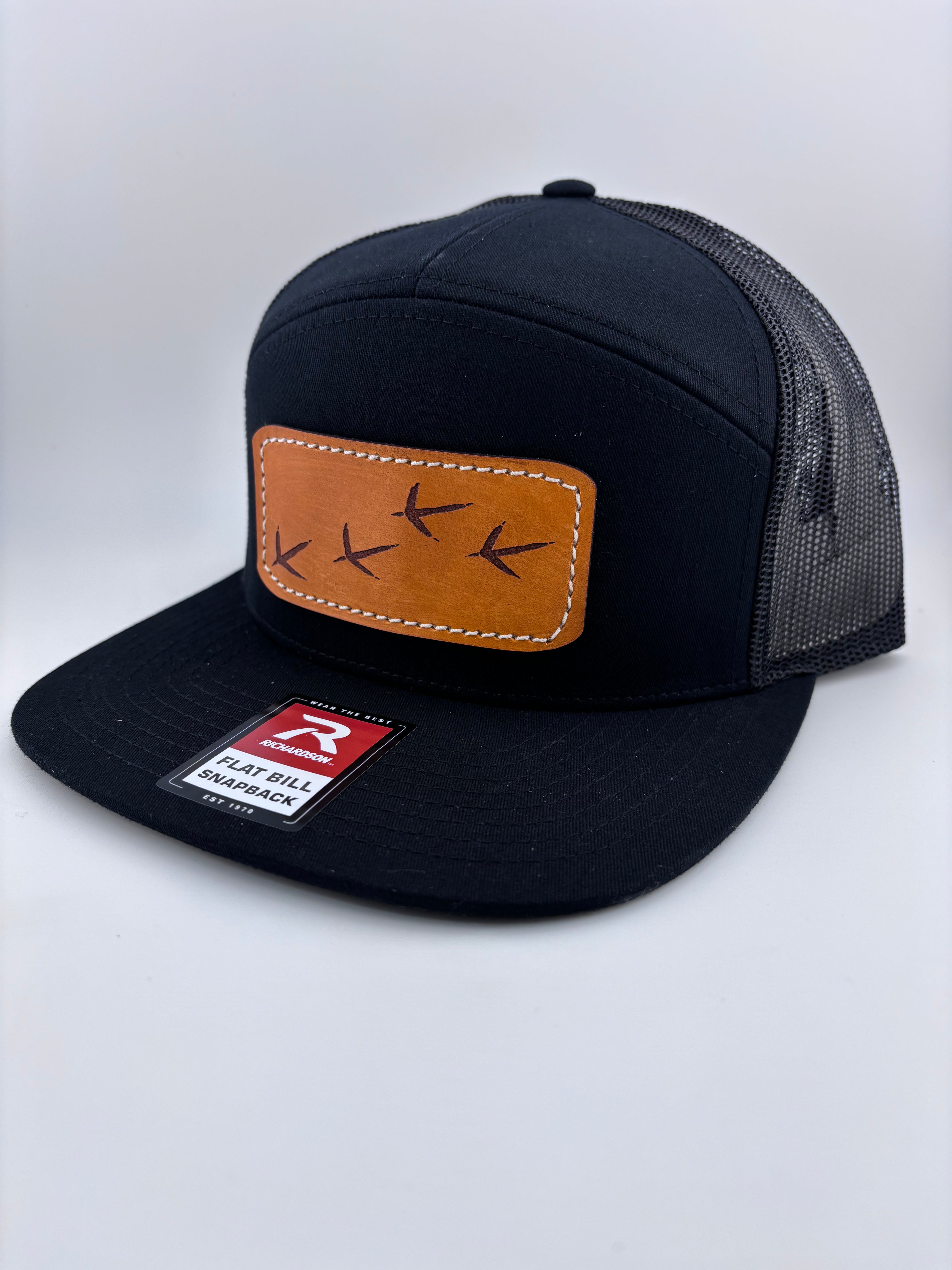Leather Patch Hat-Turkey Tracks-Summit