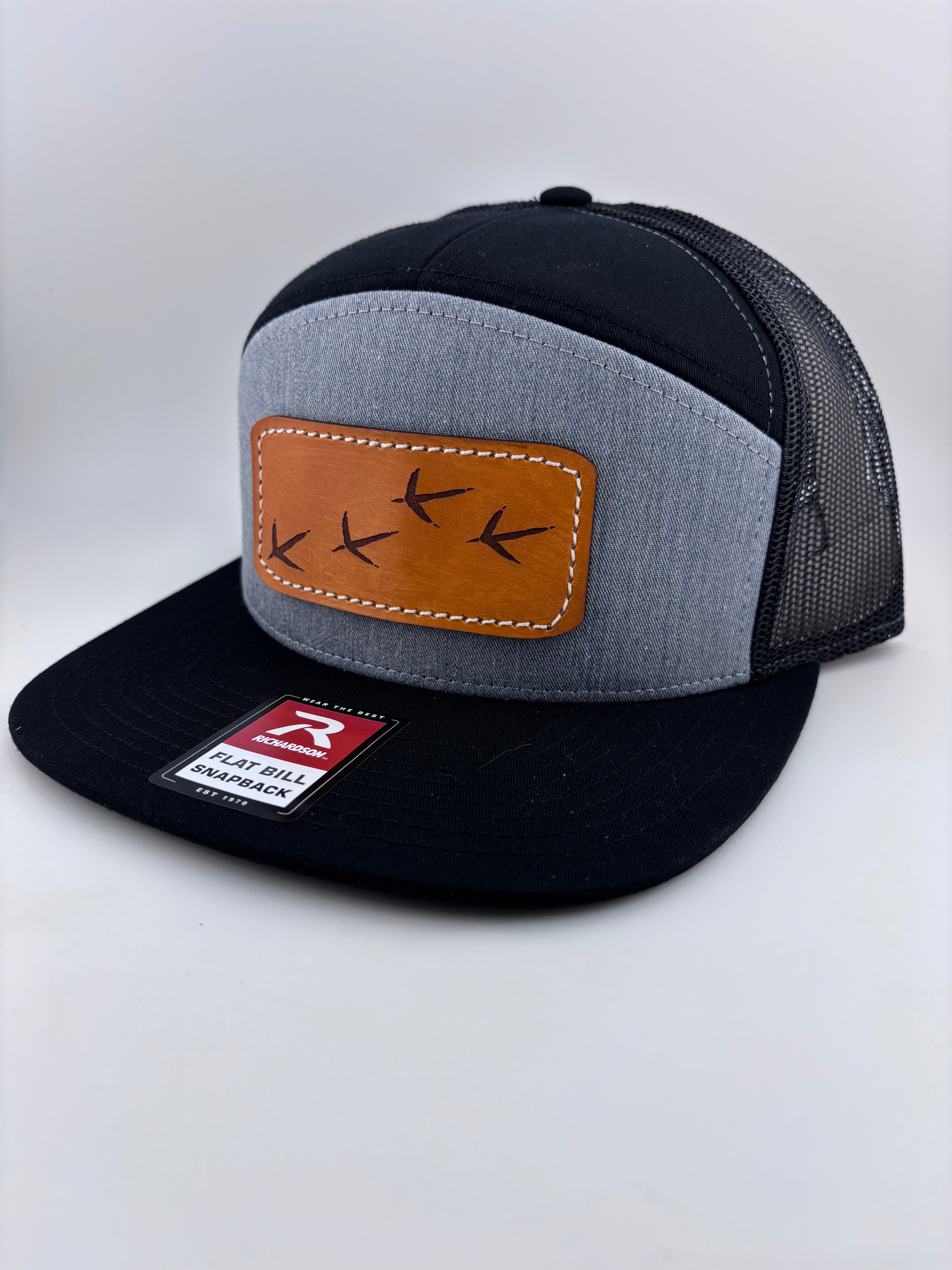 Leather Patch Hat-Turkey Tracks-Summit
