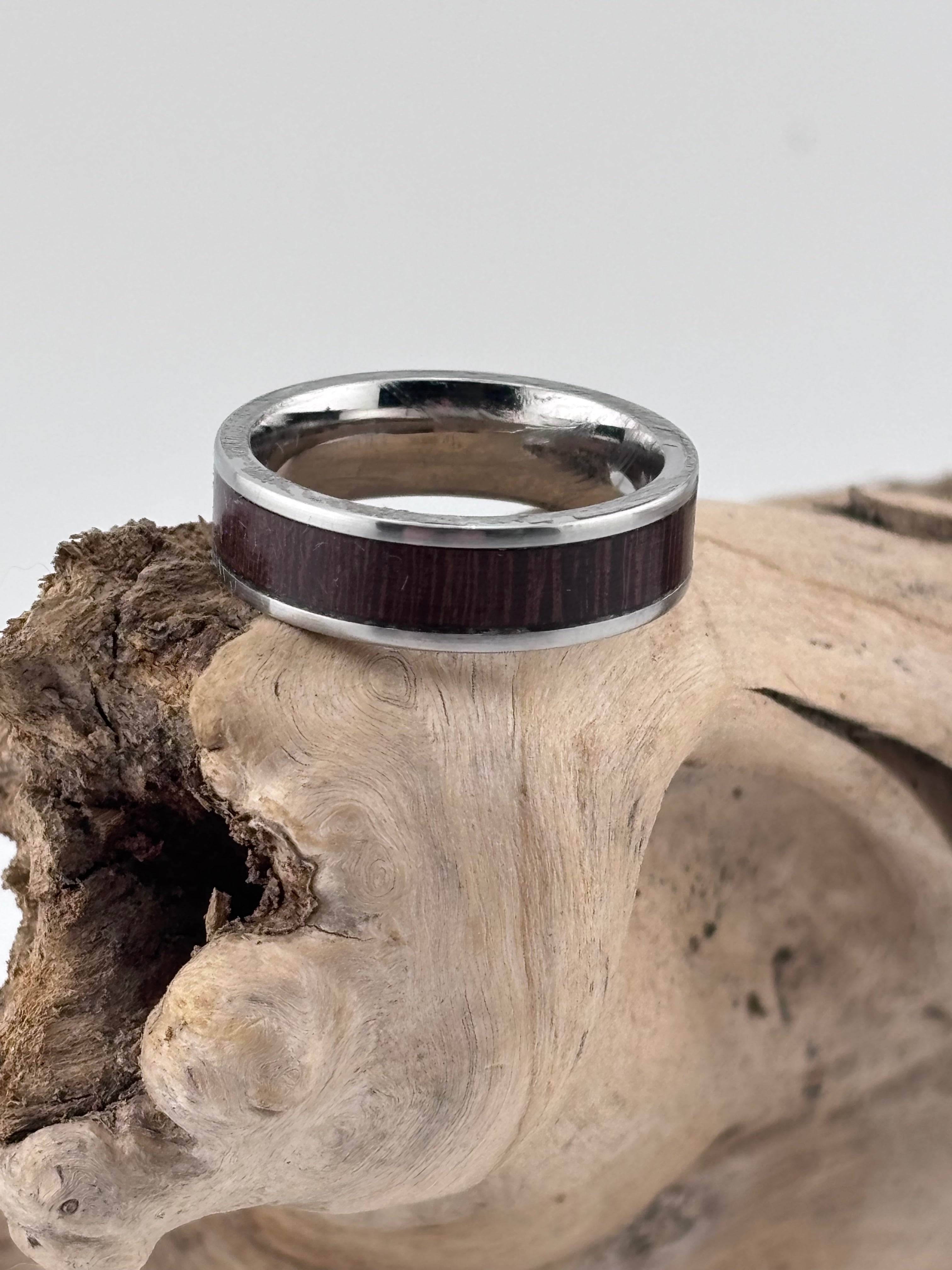 Handmade Bocote Wood Ring