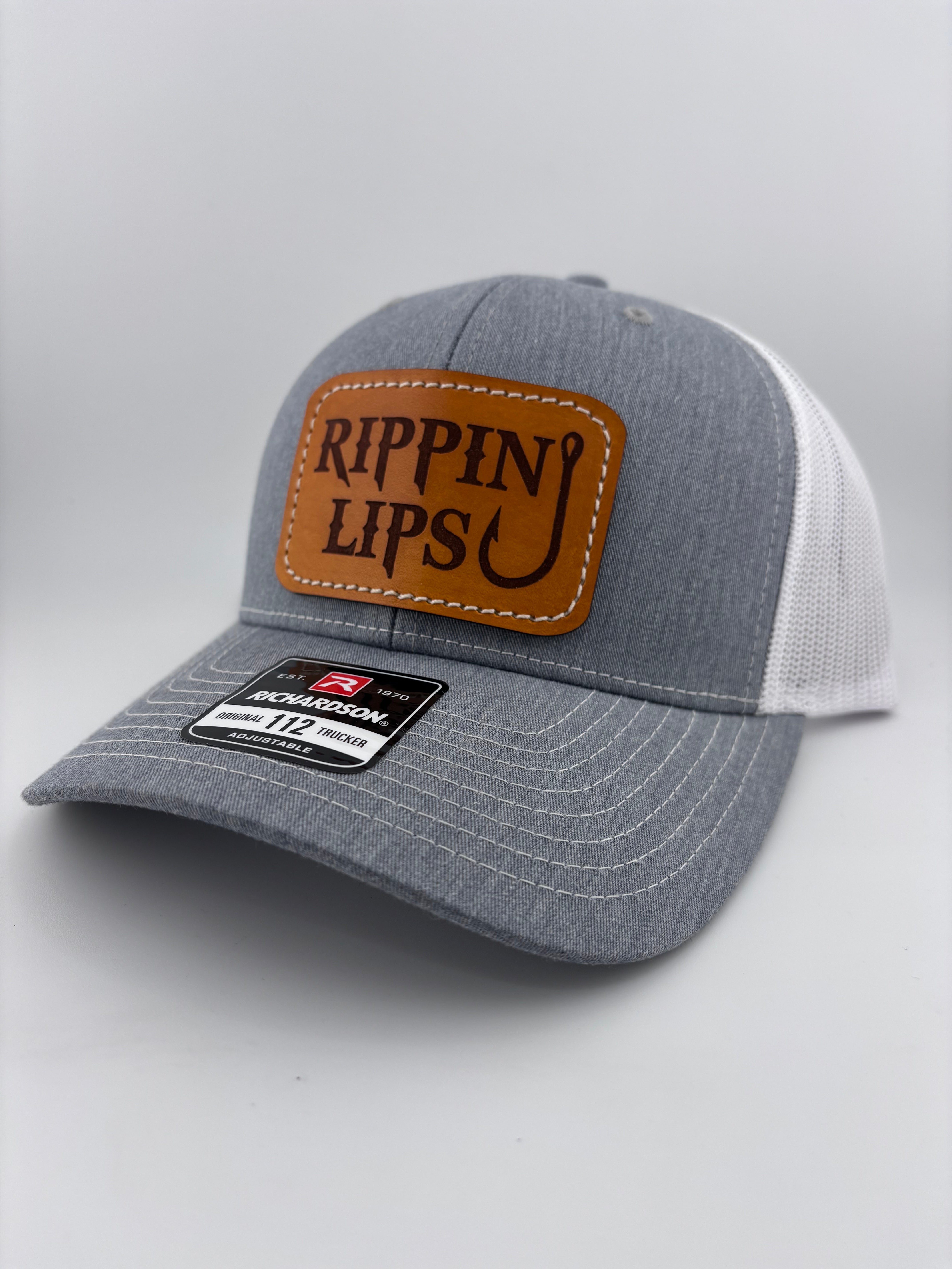 Leather Patch Hat-Rippin Lips-Classic