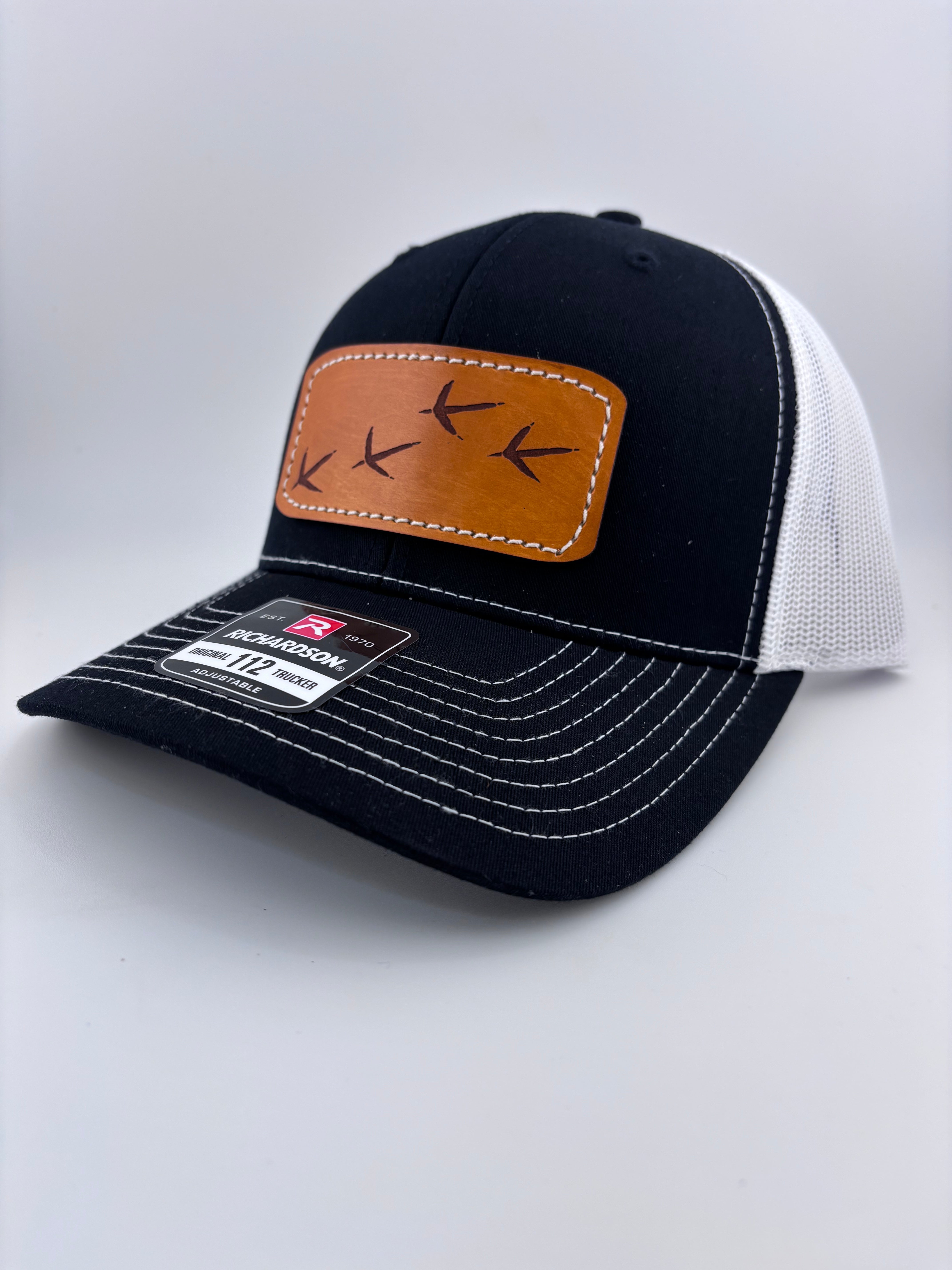 Leather Patch Hat-Turkey Tracks-Classic