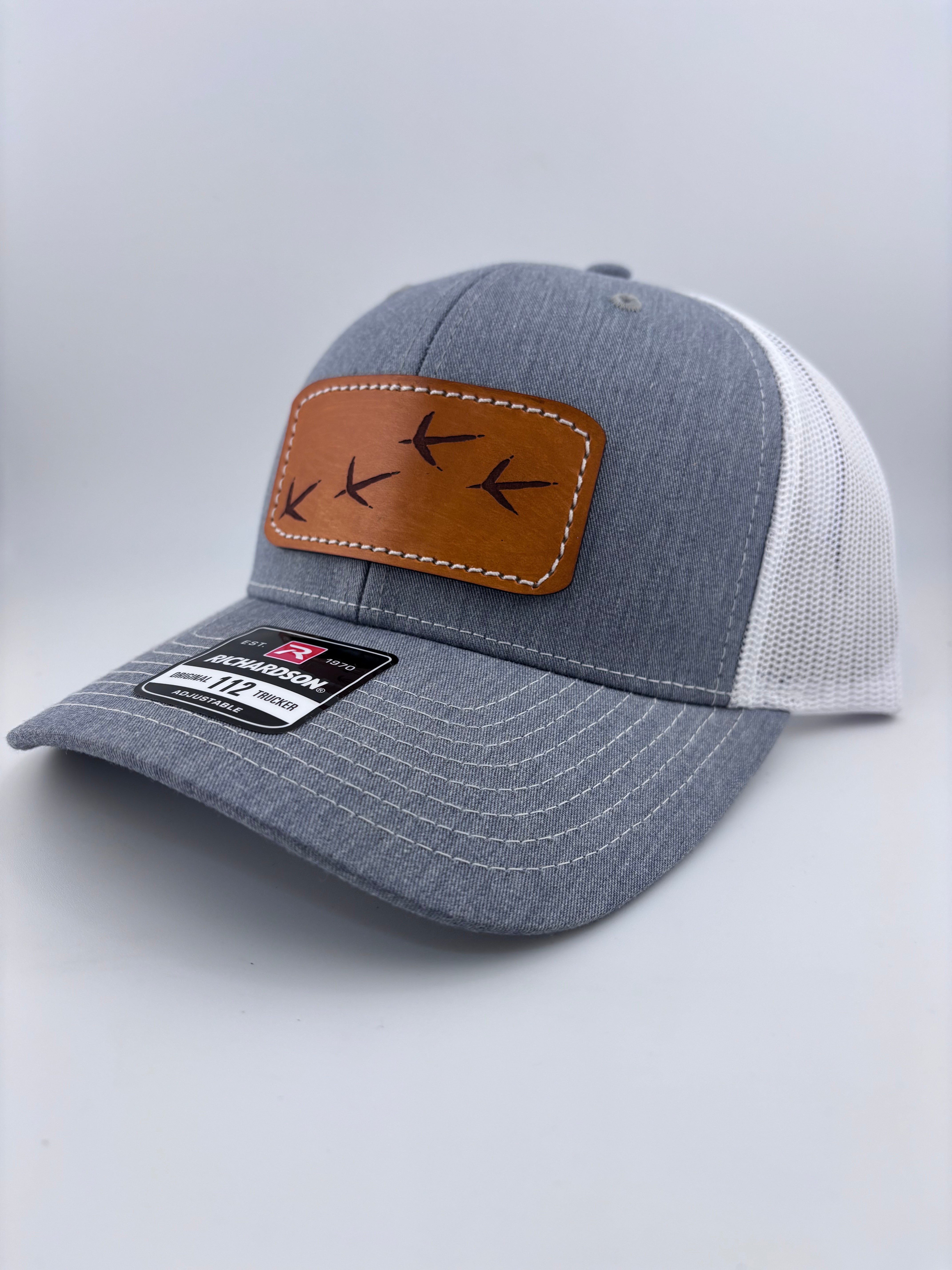 Leather Patch Hat-Turkey Tracks-Classic