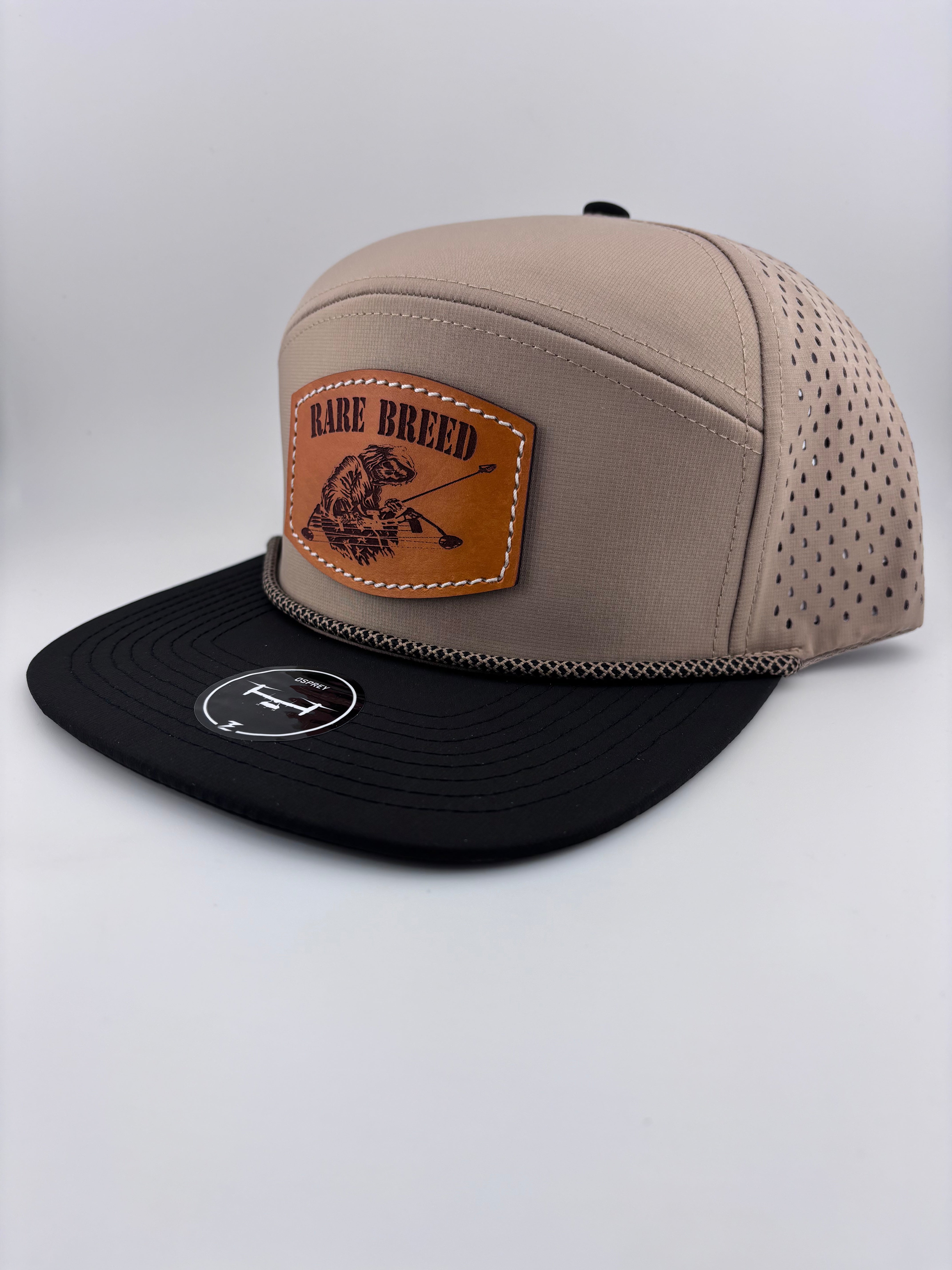 Leather Patch Hat-Rare Breed-Highline 7 panel