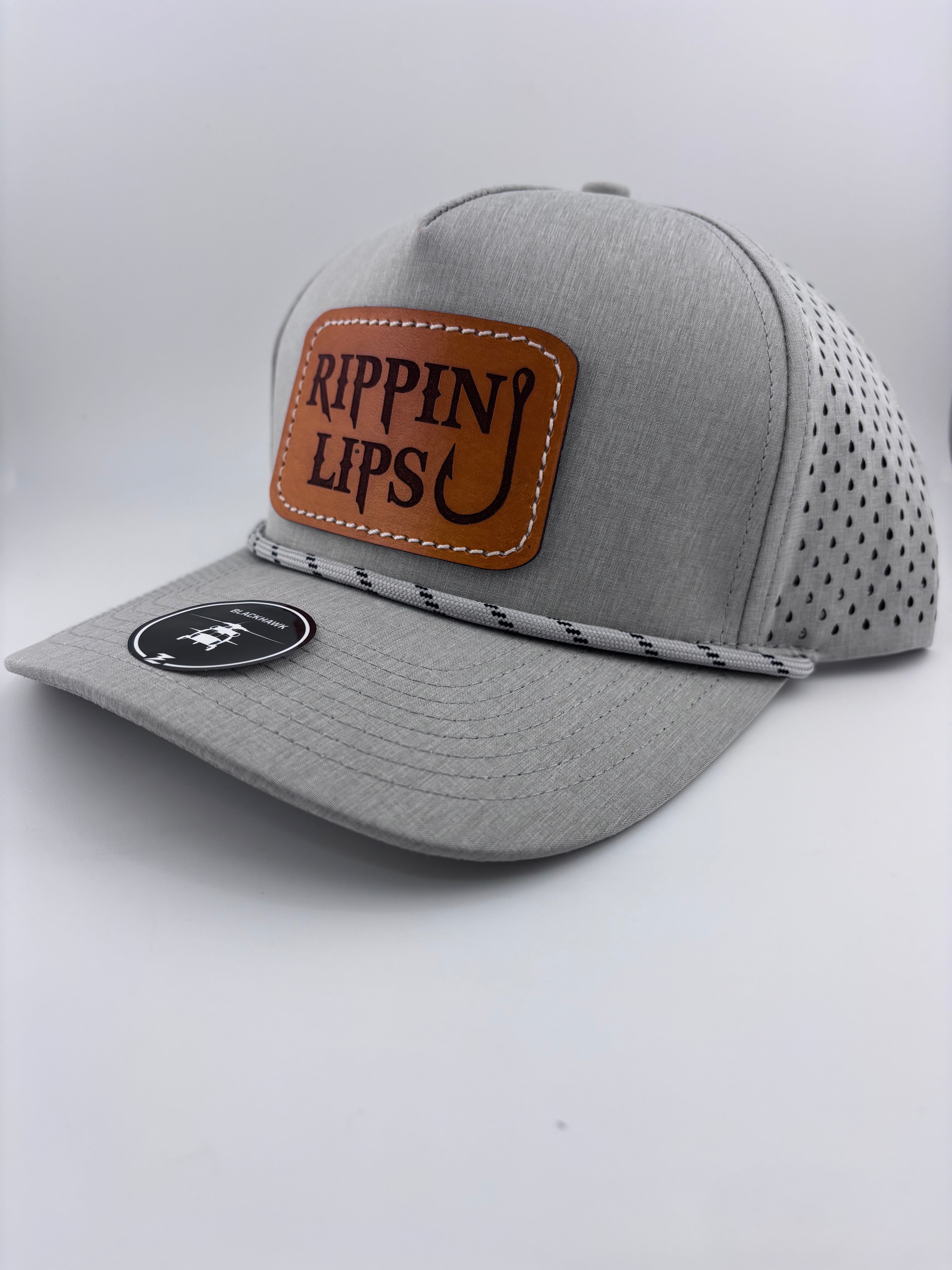 Leather Patch Hat-Rippin Lips-Highline 5 panel