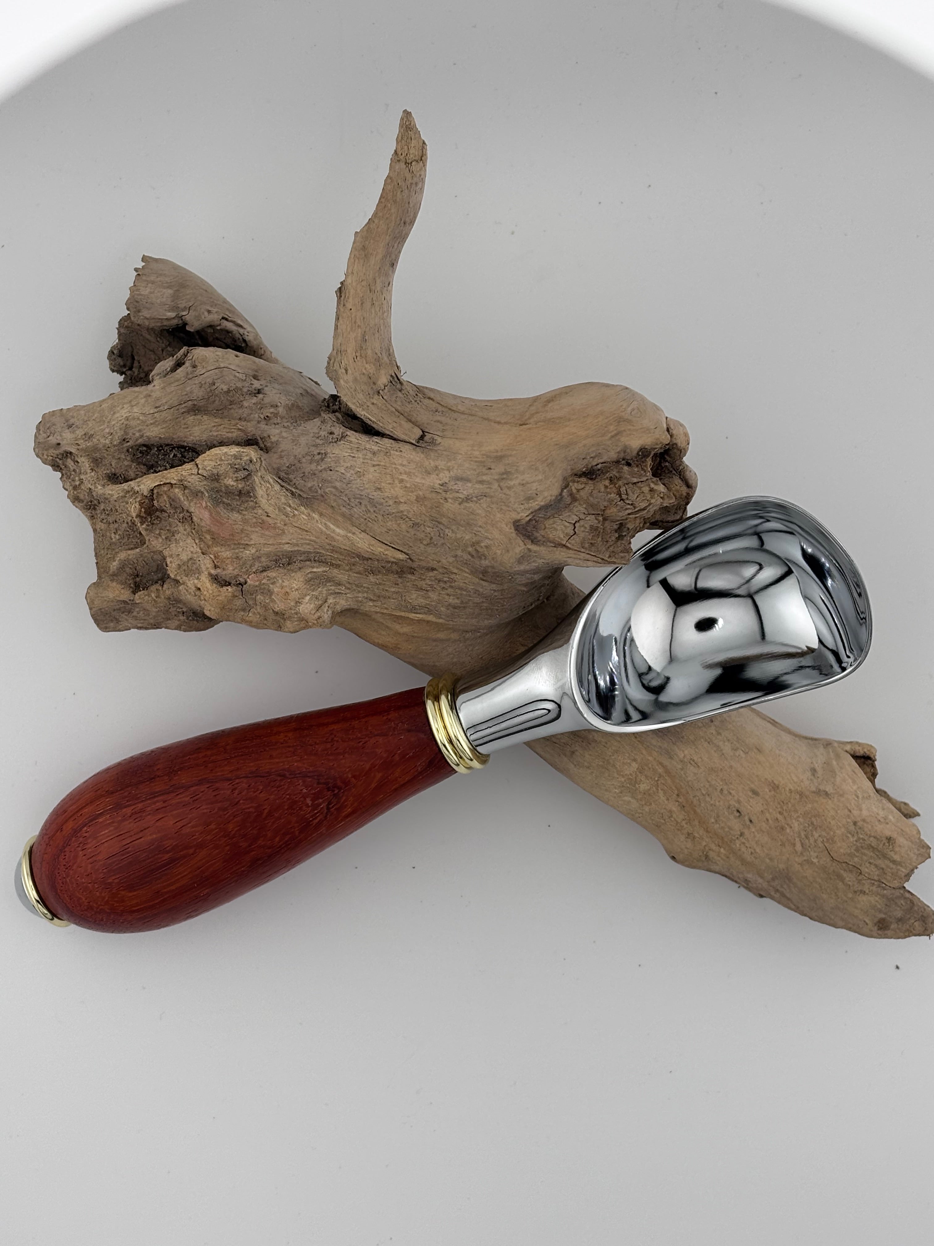 Rugged handcrafted Paduk Handle Ice Cream Scoop